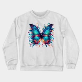 Butterfly Colors Crewneck Sweatshirt